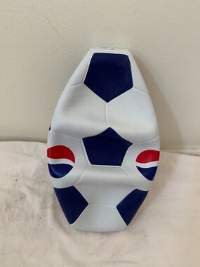 Pepsi Stuff Promotional Soccer Ball New Unused 4 to 6lbs Vintage 1990s